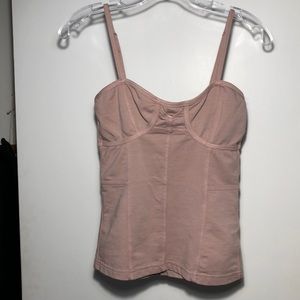Cute blush pink tank top. Size small